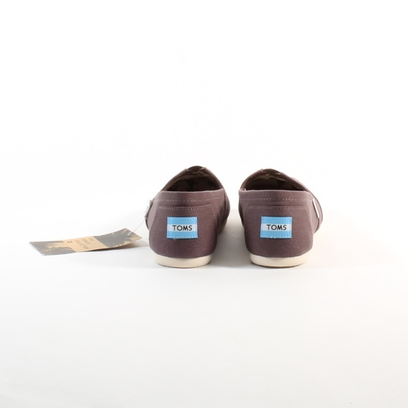 Women’s Toms Classic Ash Canvas Flats Shoes New - Picture 6 of 8